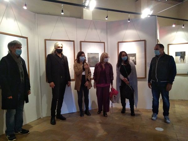 Commissione insieme alla vincitrice del Premio Fibrenus 2020