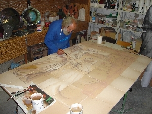 La Visitazione artista in opera 1